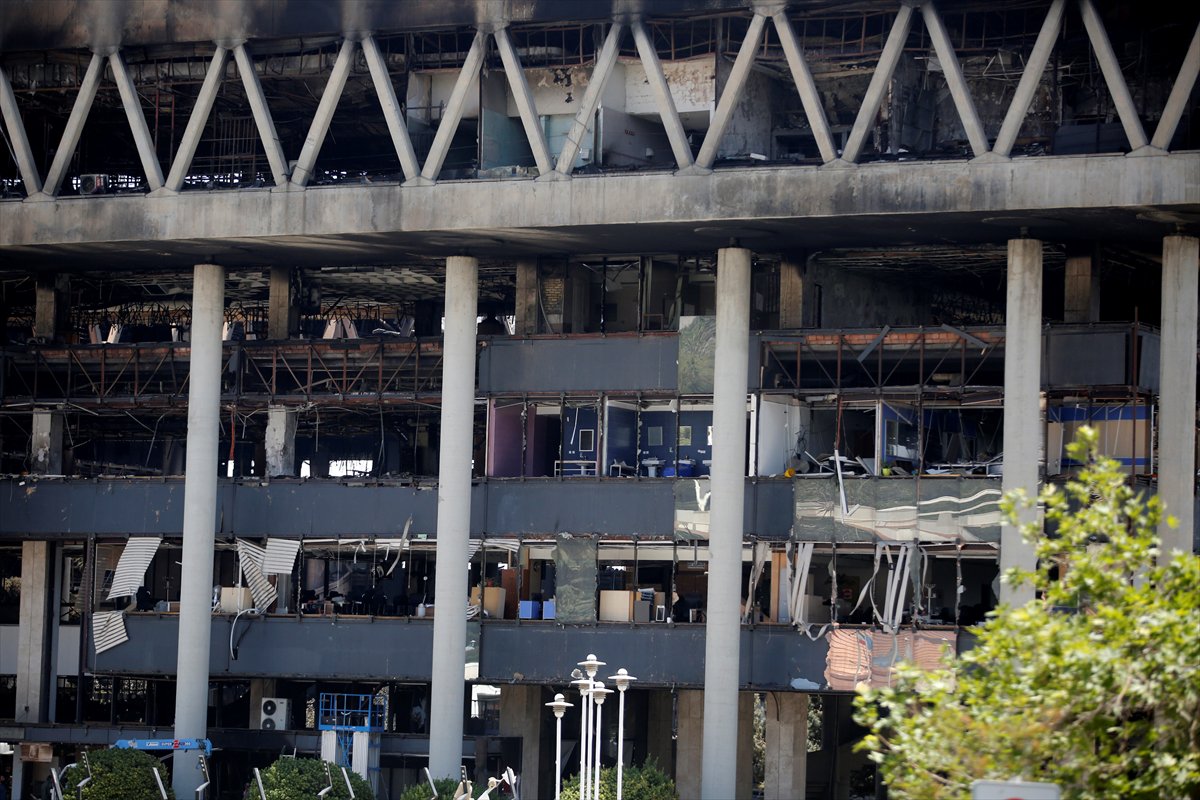 İran'ın, İsrail'e saldırısından sonra yıkım kareleri