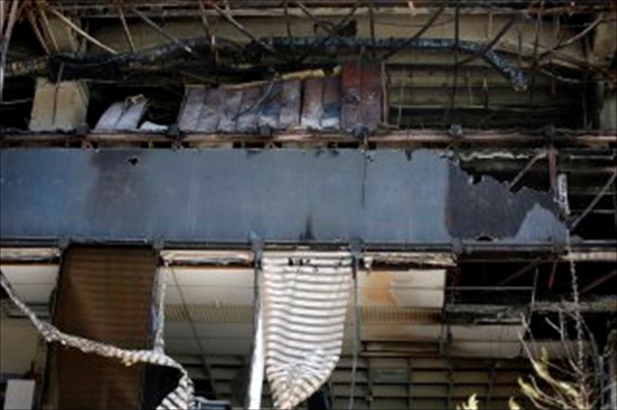 İran'ın, İsrail'e saldırısından sonra yıkım kareleri