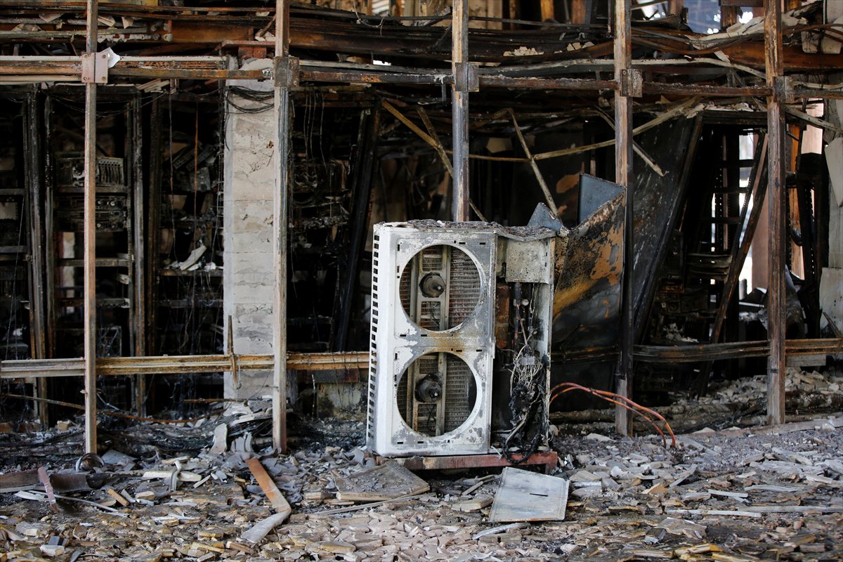 İran'ın, İsrail'e saldırısından sonra yıkım kareleri