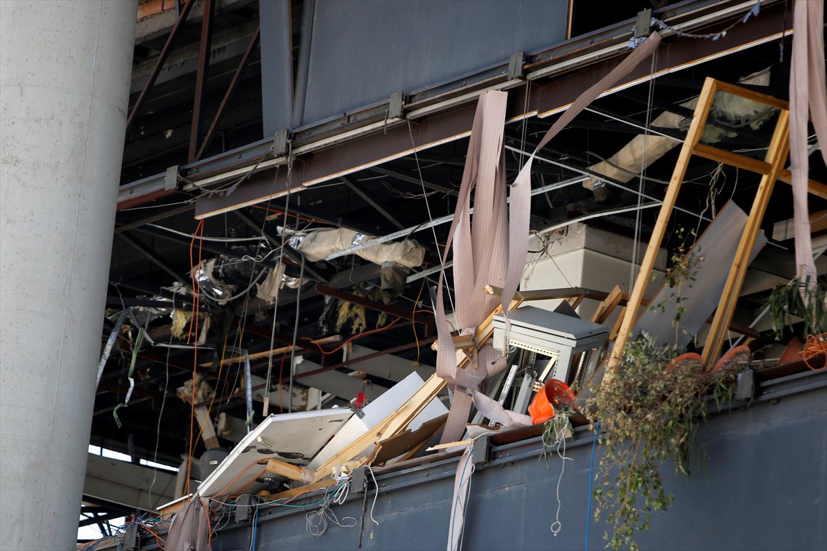 İran'ın, İsrail'e saldırısından sonra yıkım kareleri