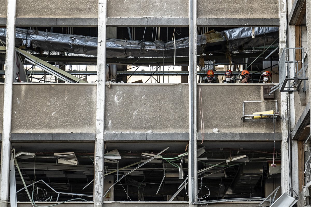 İran'ın, İsrail'e saldırısından sonra yıkım kareleri