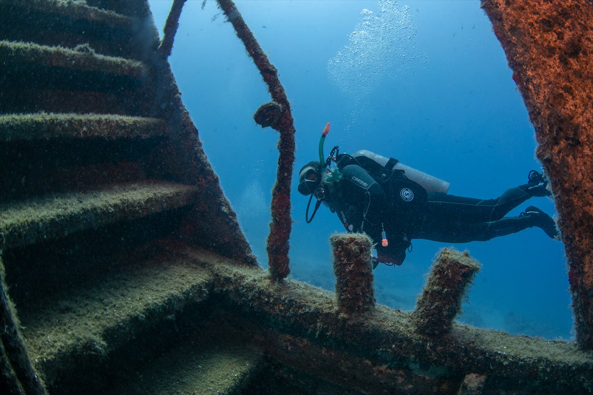Antalya'nın su altı hazineleri karadan daha renkli bir dünya sunuyor