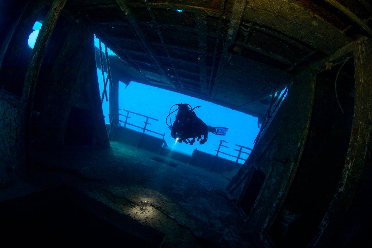 Antalya'nın su altı hazineleri karadan daha renkli bir dünya sunuyor