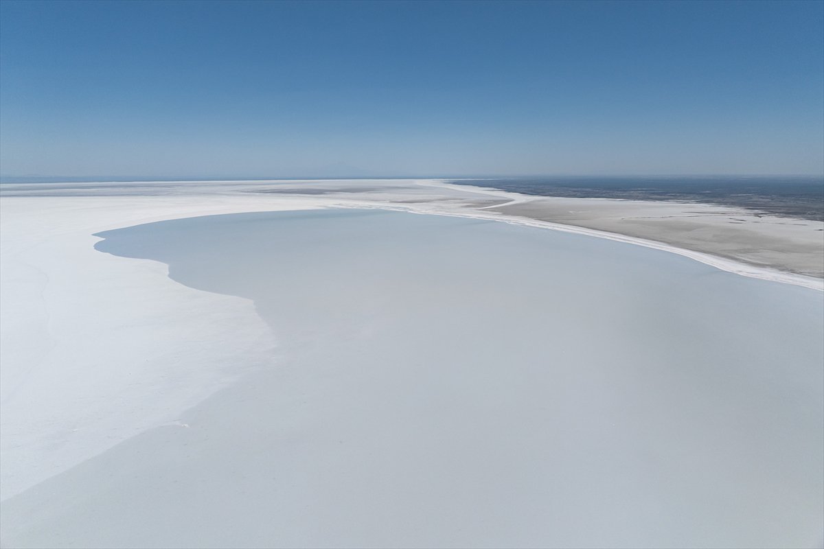 Tuz Gölü’ndeki su çekildi, flamingolar azaldı