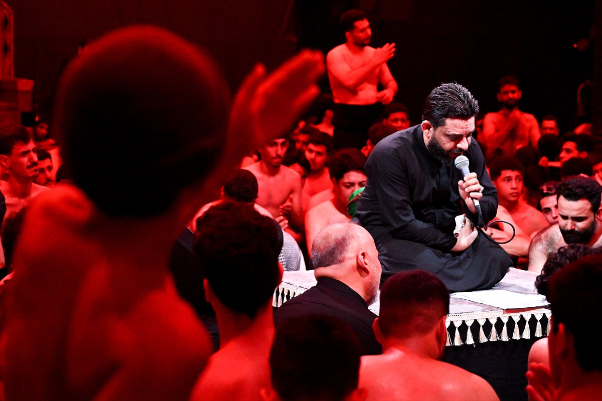 Irak'ta Hz. Hüseyin ve Kerbela Şehitleri için anma töreni