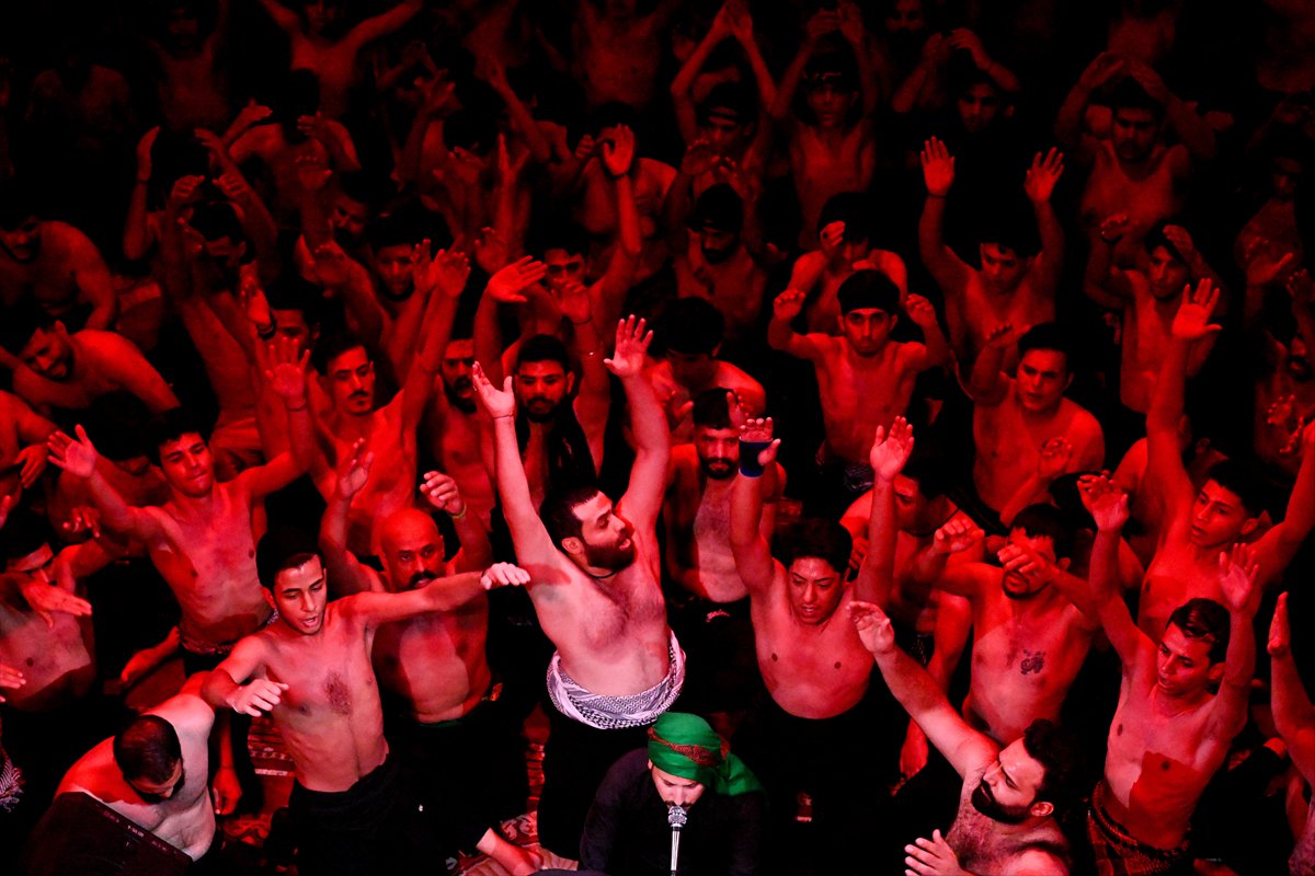 Irak'ta Hz. Hüseyin ve Kerbela Şehitleri için anma töreni