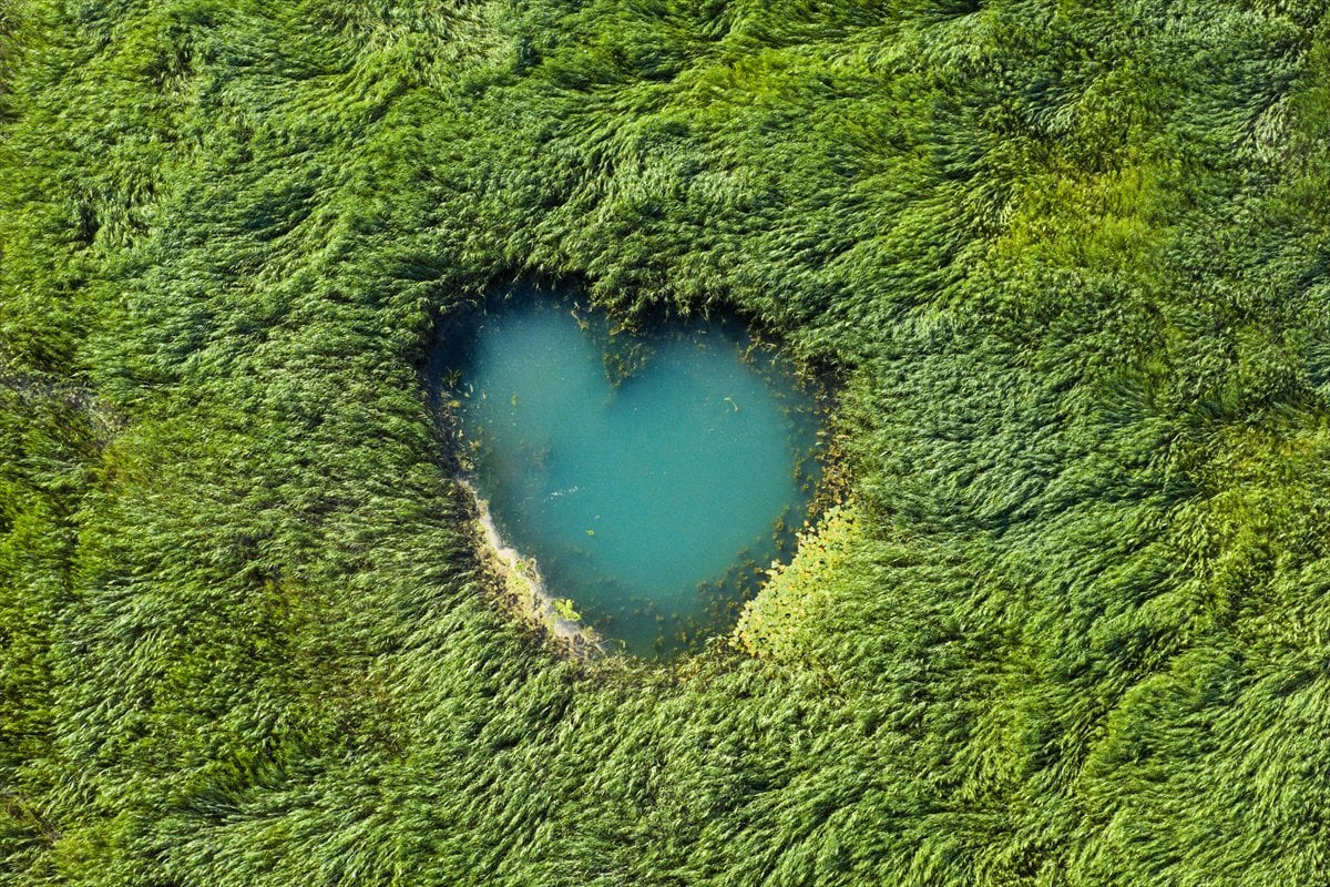 Beyşehir Gölü'nde kuraklık yeni 'göze'ler ortaya çıkardı