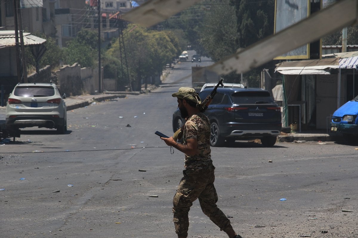 Süveyda'da güvenlik güçleri ile Dürzi gruplar arasındaki çatışmalar