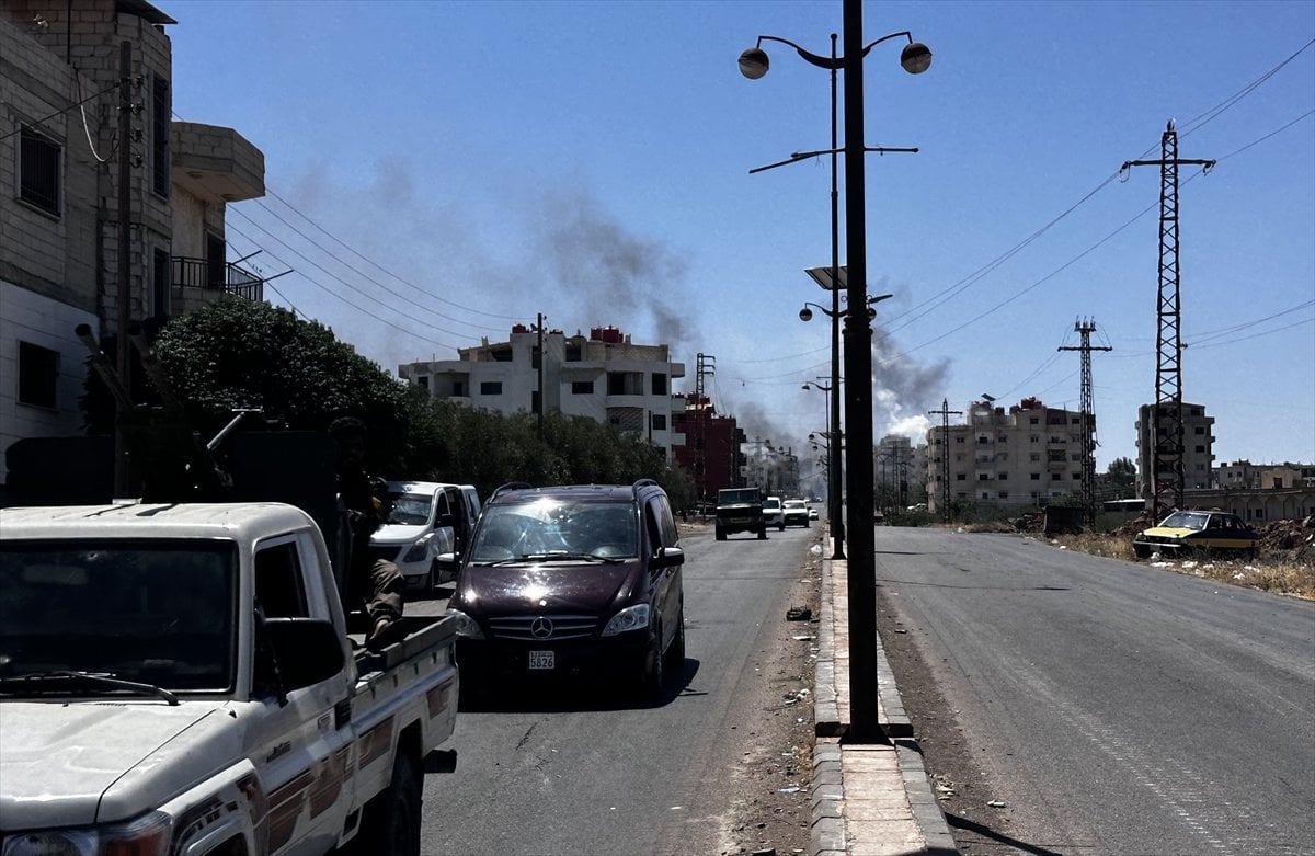 Süveyda'da güvenlik güçleri ile Dürzi gruplar arasındaki çatışmalar