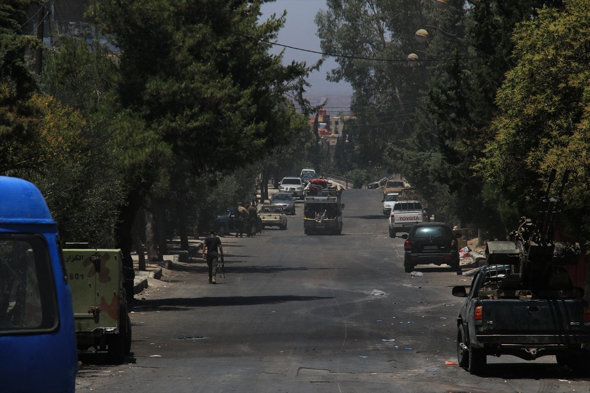 Süveyda'da güvenlik güçleri ile Dürzi gruplar arasındaki çatışmalar