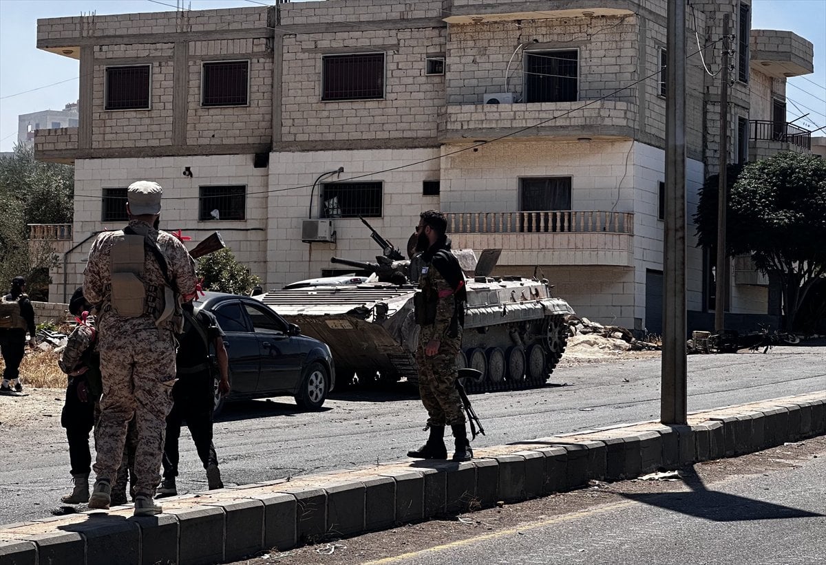 Süveyda'da güvenlik güçleri ile Dürzi gruplar arasındaki çatışmalar