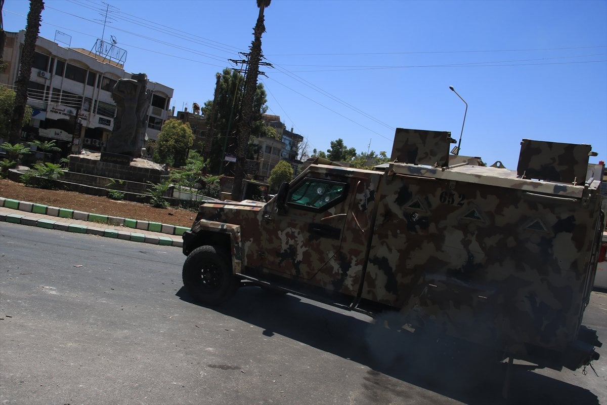 Süveyda'da güvenlik güçleri ile Dürzi gruplar arasındaki çatışmalar