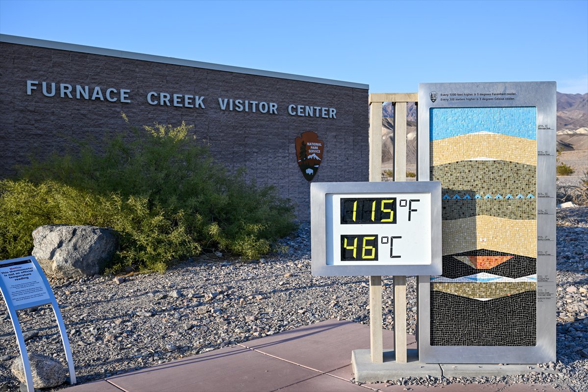 ABD'nin Ölüm Vadisi’nde sıcaklıklar 46 dereceyi aştı