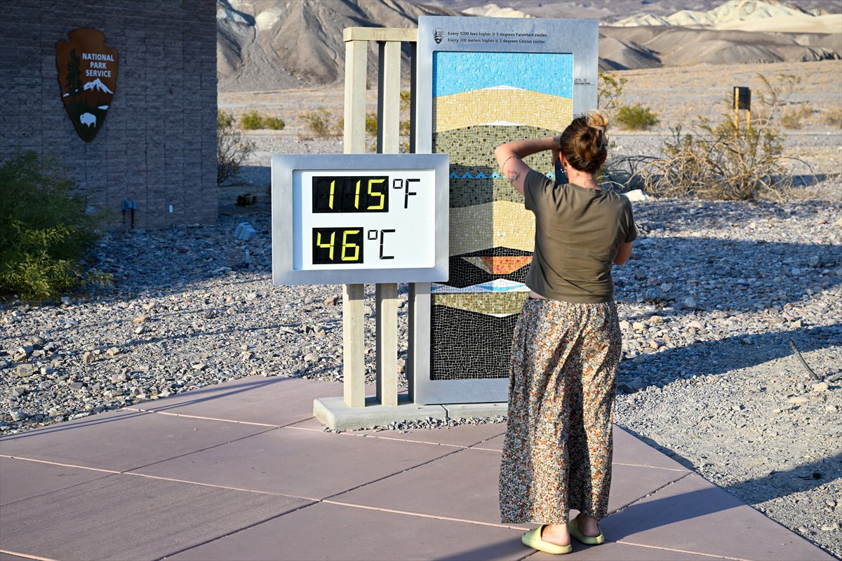 ABD'nin Ölüm Vadisi’nde sıcaklıklar 46 dereceyi aştı