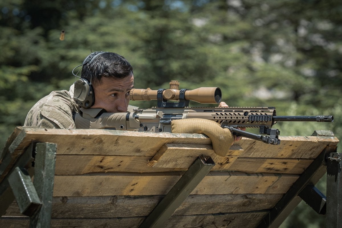 TSK'nın şampiyon keskin nişancıları, zorlu eğitimlerle göreve hazırlanıyor