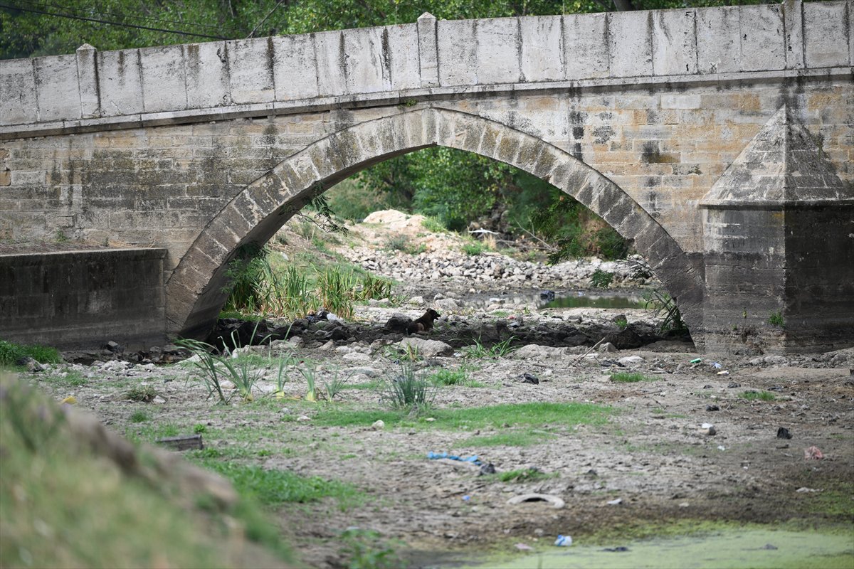 Tunca Nehri'nde su akışı tamamen durdu