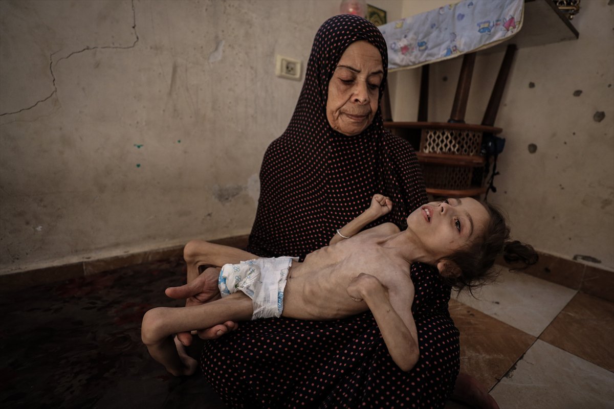 Gazze'de çocukların açlıkla imtihanı