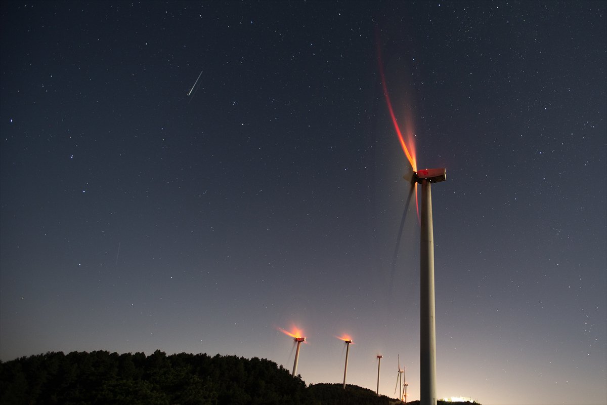 Yurt genelinde meteor yağmurundan büyüleyici kareler