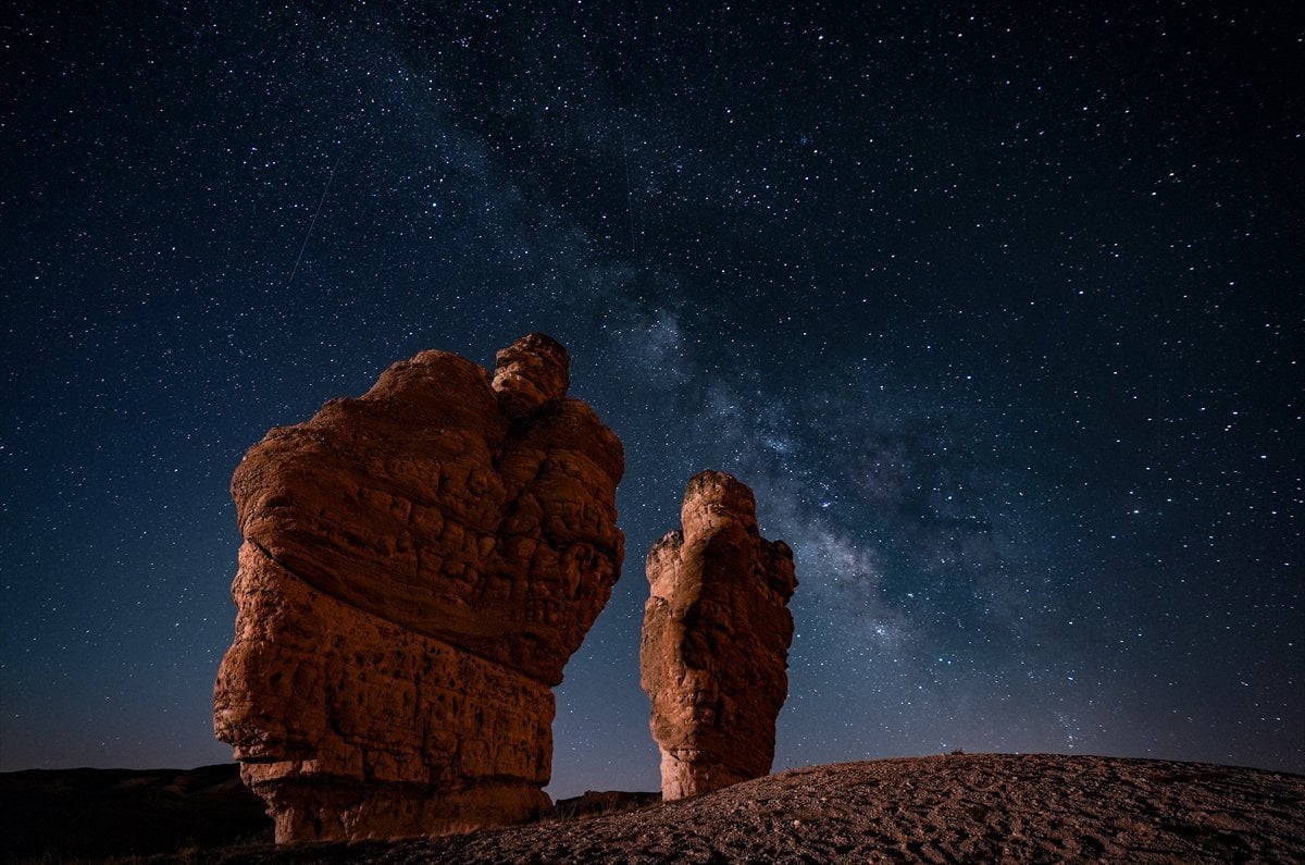 Yurt genelinde meteor yağmurundan büyüleyici kareler