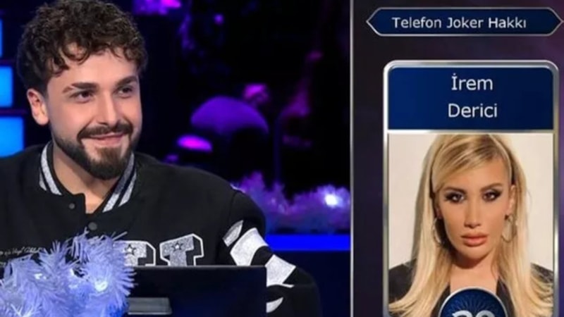 Milyoner'e katılan Sefo, İrem Derici'ye bağlandı