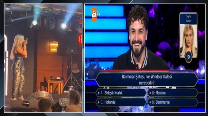 Milyoner'e katılan Sefo, İrem Derici'ye bağlandı