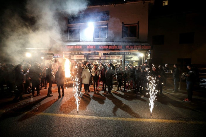 Uludağ yeni yılı karsız karşıladı