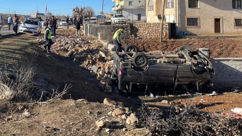 Mardin'deki servis aracı kazası can aldı