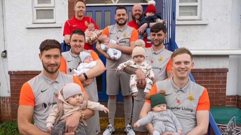 İngiliz takımından 8 oyuncu, aynı yıl baba oldu