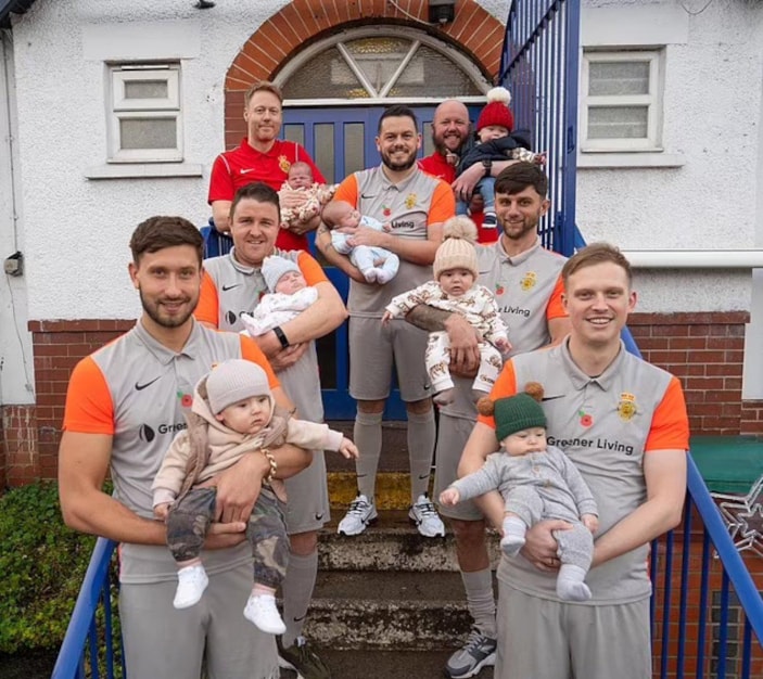 İngiliz takımından 8 oyuncu, aynı yıl baba oldu