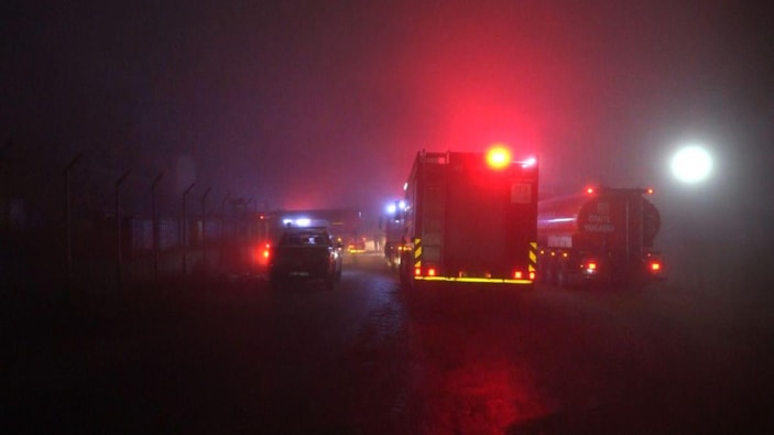 Bursa'da zift deposunda yangın -7