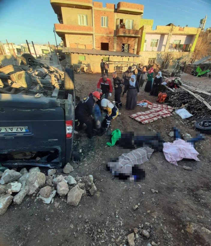 Mardin'deki servis aracı kazası can aldı