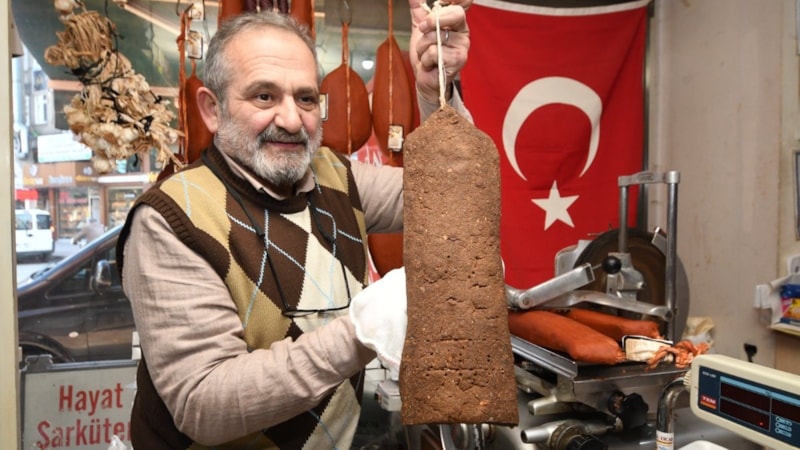 Samsun'da üretilen manda pastırmasına talep artıyor