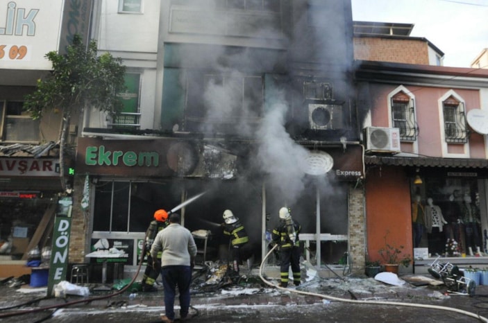 Nazilli'de facianın yaşandığı restoranda bilirkişi incelemesi yapıldı -7