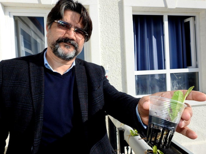 Çeşmeli öğrenciler, topraksız tarım yapmaya başladı