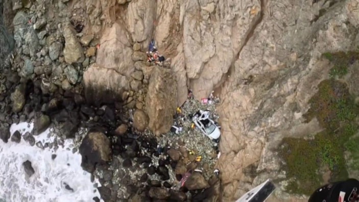 Aracı kasten uçuruma sürdüğü belirtilen babaya gözaltı kararı -3