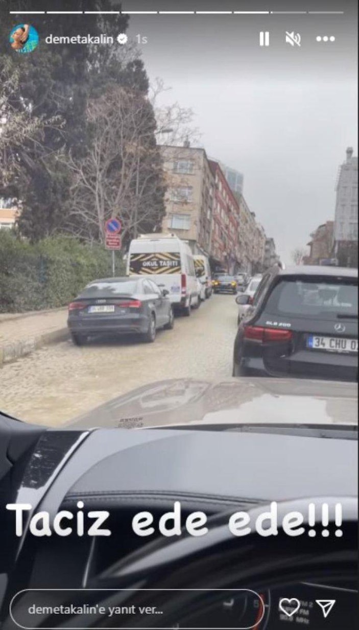Demet Akalın, trafikte tacize uğradığını söyledi