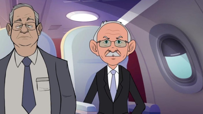 6’lı masada yaşanan adaylık kavgası animasyona konu oldu