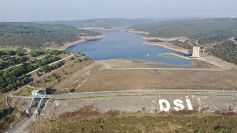 Alibeyköy Barajı'nda son 10 yılın en düşük seviyesi