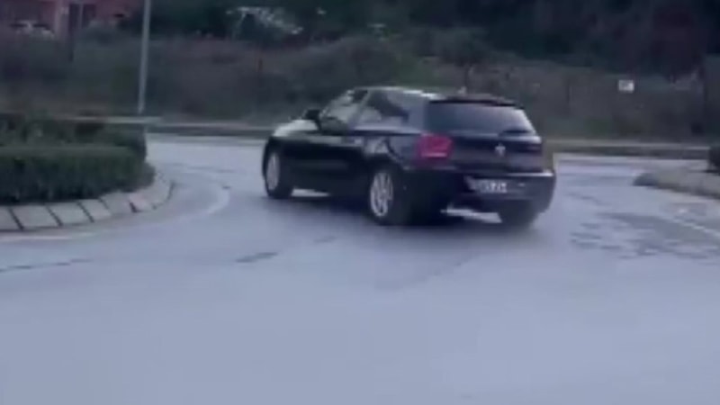 Beykoz’da drift atan sürücü yakalandı 