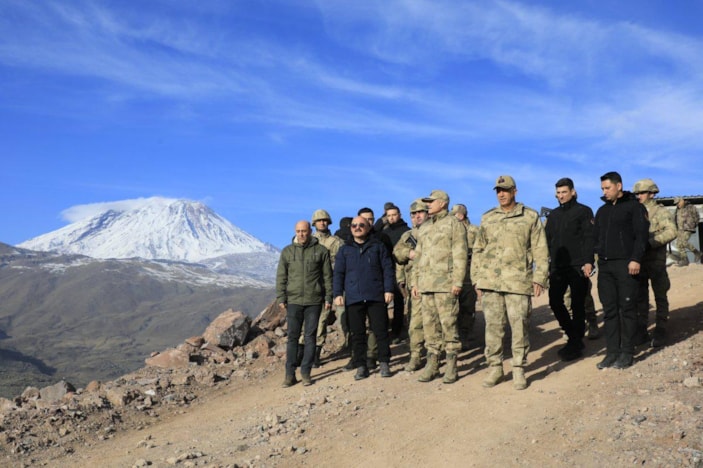 Terörden temizlenen Ağrı Dağı'nda Üs Bölgesi’nin inşaatı tamamlandı