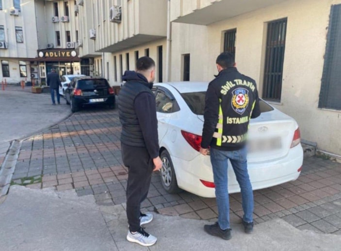 i Beykoz’da drift atan sürücü yakalandı