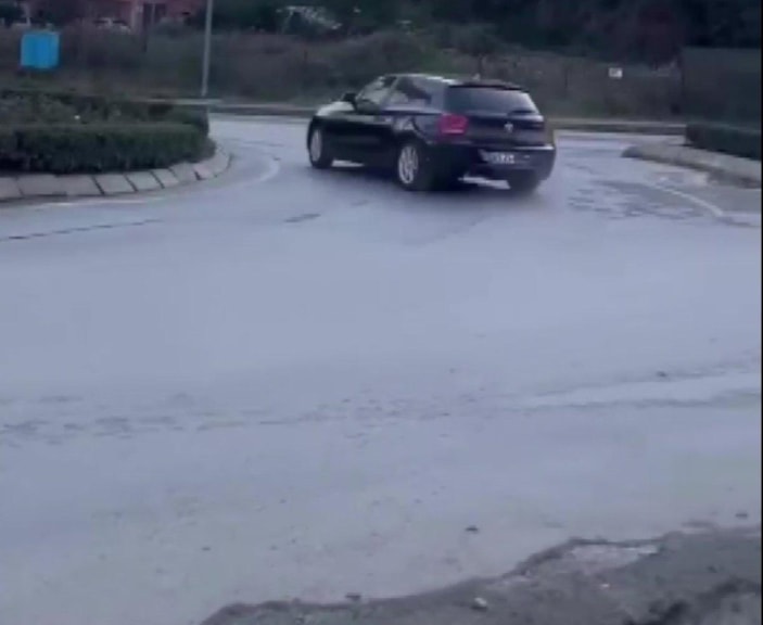 i Beykoz’da drift atan sürücü yakalandı