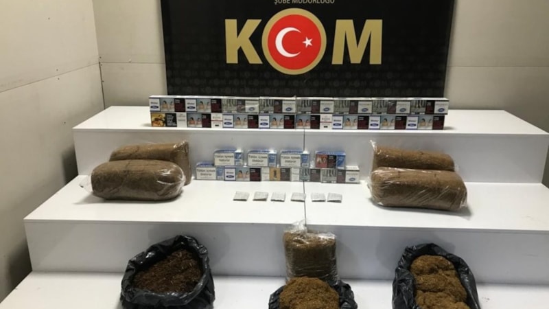 Samsun'da kaçak sigara operasyonu