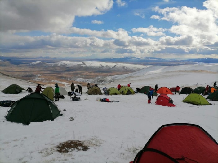 Sarıkamış şehitleri için 3 bin 180 rakımda nöbet -1