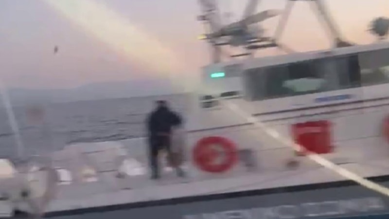 Yunan güçlerinden taşlı ve silahlı taciz