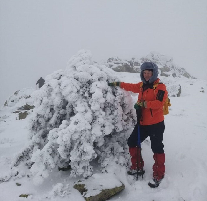 Dağcılar Sarıkamış şehitleri için Yıldız Dağı'nın zirvesine tırmandı -2