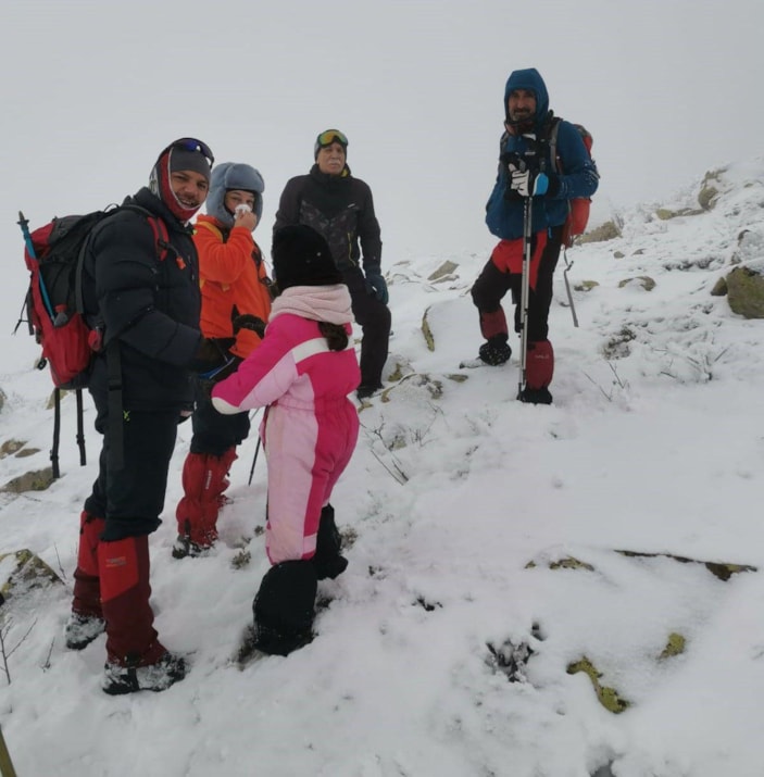 Dağcılar Sarıkamış şehitleri için Yıldız Dağı'nın zirvesine tırmandı -4