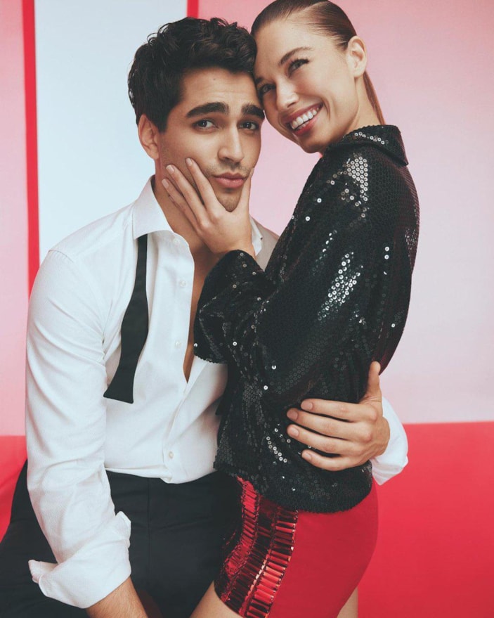 Mert Ramazan Demir, Serenay Sarıkaya ve Burak Deniz’in eğlenceli anları