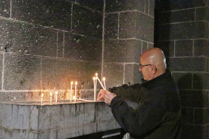 Tarihi Surp Giragos Ermeni Kilisesi'nde Noel ayini -4