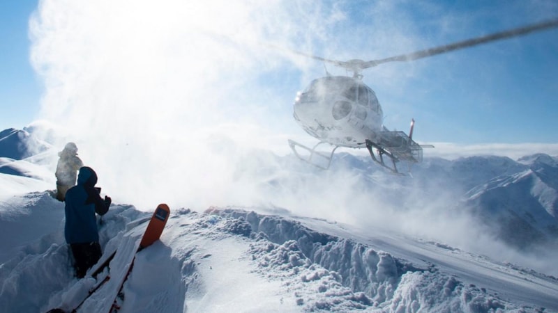 İsviçre'den Kaçkarlar'a heliski için geldiler